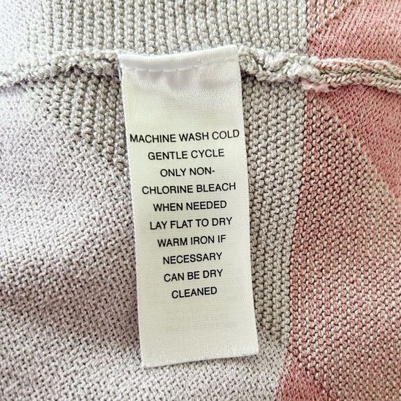 Jones New York Womenβs Silver Gray, Pink, Purple & Yellow Slipover Tank Size XL - Picture 10 of 11